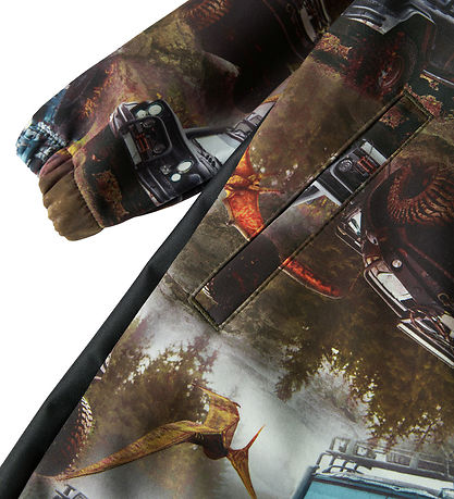Name It Softshelldragt m. Fleece - NmmAlfa08 - Rosin/Mud Race