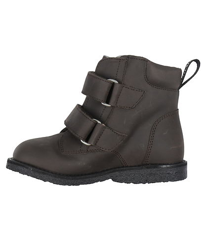 Angulus Vinterstøvler - Tex - Dark Brown m. For/Velcro