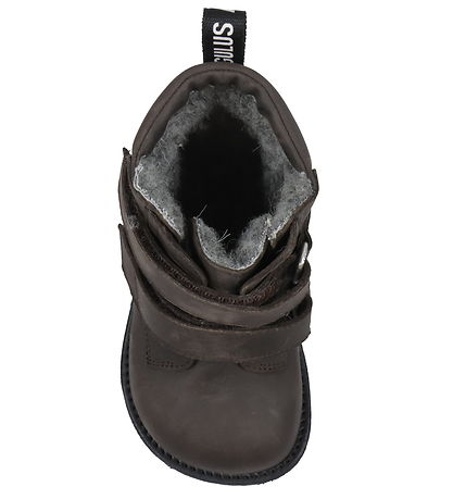 Angulus Vinterstøvler - Tex - Dark Brown m. For/Velcro