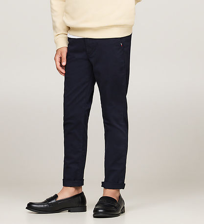 Tommy Hilfiger Bukser - 1985 Soft Twill Chino - Desert Sky