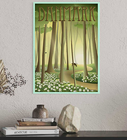 Vissevasse Billederamme - Træ - 30x40 cm - Spring Green