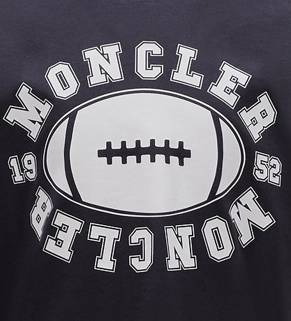 Moncler T-shirt - Navy m. Print