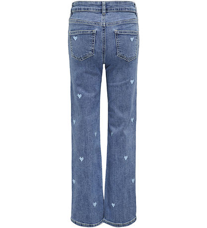 Kids Only Jeans - KogJuicy - Light Medium Blue Denim/Embr