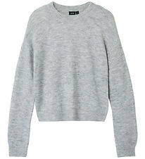 LMTD Bluse - Noos - Strick - NlfLodet - Light Grey Melange/14-04