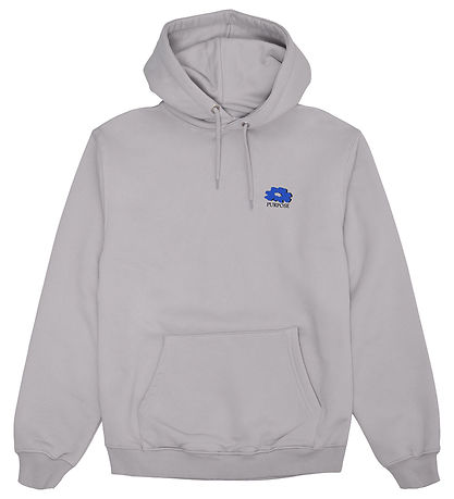 Hound Hættetrøje - Light Grey m. Print