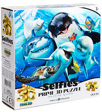 Prime 3D Puzzle Puslespil - 3D - 48 Brikker - Ocean Selfie