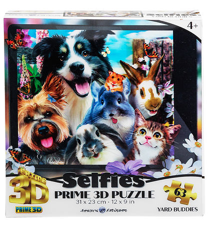 Prime 3D Puzzle Puslespil - 3D - 63 Brikker - Yard Buddies