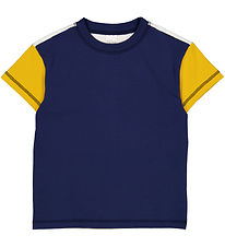 Freds World T-shirt - BMX - Academy/Hvid/Gul