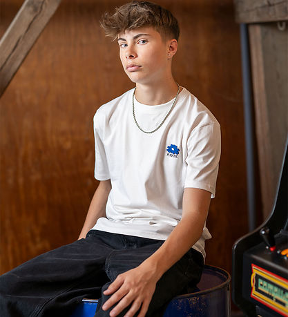 Hound T-shirt - Off White m. Print