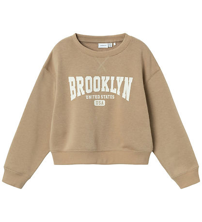 Name It Sweatshirt - Cropped  - NkfNiknaks - Kelp