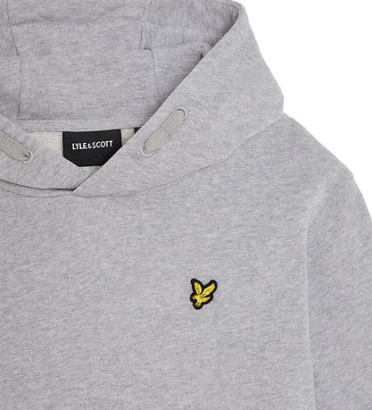 Lyle & Scott Hættetrøje - Light Grey Marl