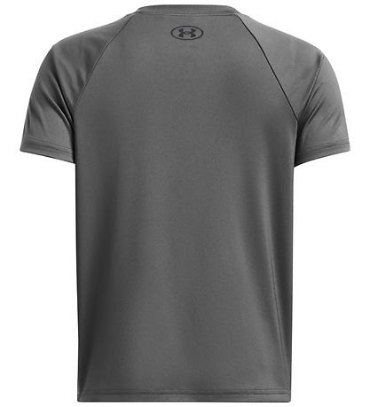 Under Armour T-Shirt - Tech Split Wordmark - Castlerock m. Sort
