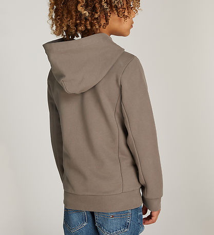 Calvin Klein Cardigan - Badge Zip - Falcon