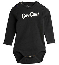 Mini Rodini Body l/æ - Rib - Coucou - Sort