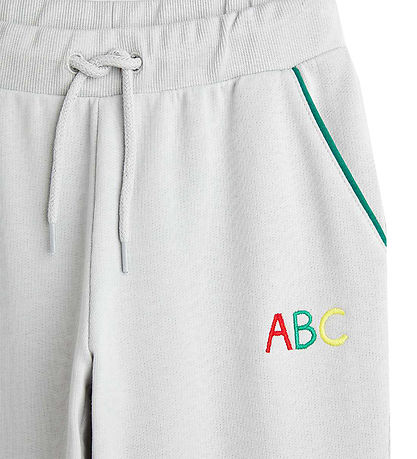 Mini Rodini Sweatpants - ABC - Grå