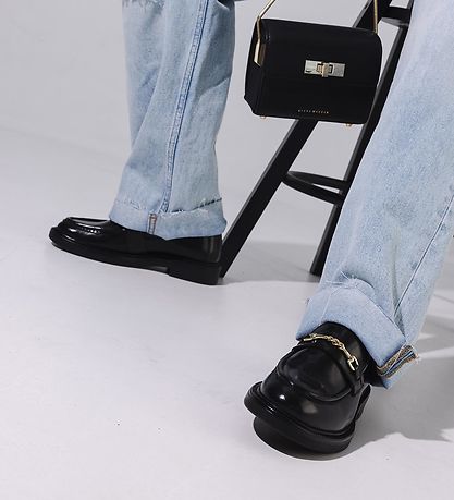 Steve Madden Sko - Huddles Loafer - Black Leather