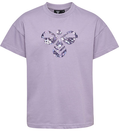 Hummel T-Shirt - HmlLibi - Lavender Gray