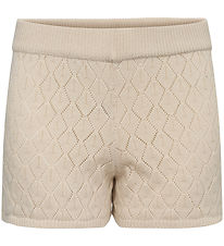 Sofie Schnoor Shorts - Strik - Jumana - Off White m. Hulmønster