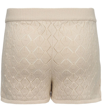 Sofie Schnoor Shorts - Strik - Jumana - Off White m. Hulmønster