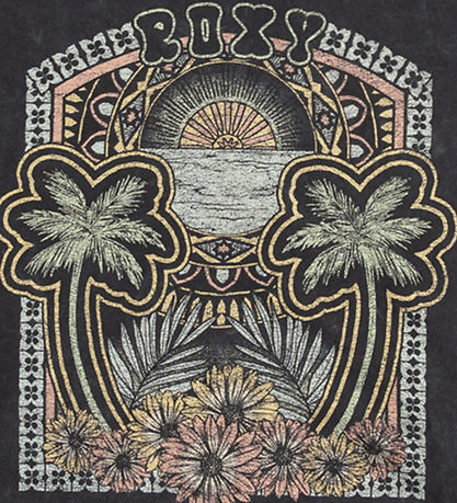 Roxy T-Shirt - Sun For All Seasons - A - Phantom m. Print