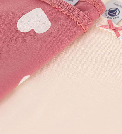 Petit Bateau Undertrøje - 2-pak - Rosa/Creme