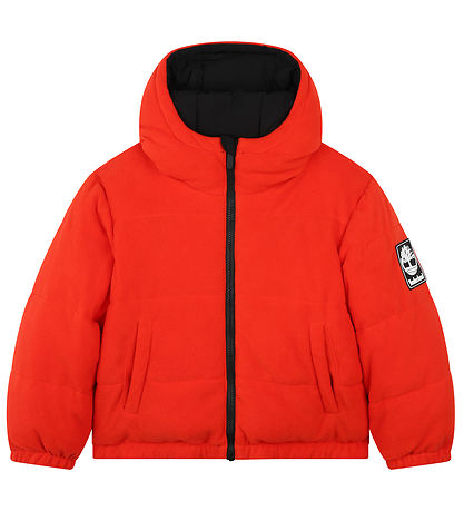 Timberland Dynejakke/Fleecejakke - Vendbar - Sort/Orange