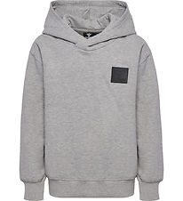 Hummel Hættetrøje - HmlClean - Grey Melange