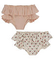 Konges Sløjd Badebukser - 2-pak - Frill - Cherry Motif