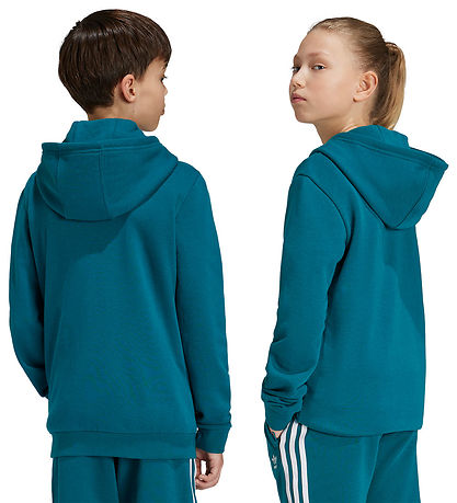 adidas Originals Hættetrøje - Trefoil - Petroleum