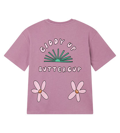 Stella McCartney Kids T-Shirt - Lilla m. Print