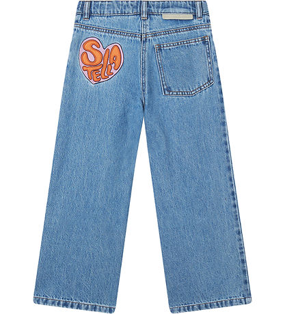 Stella McCartney Kids Jeans - Blå m. Hjerte