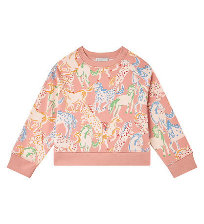 Stella McCartney Kids Sweatshirt - Rosa m. Heste