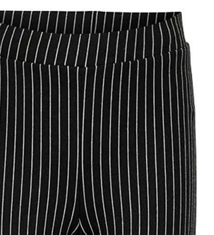 Kids Only Bukser - KogBlair Striped Flared - Black/Cloud Dancer