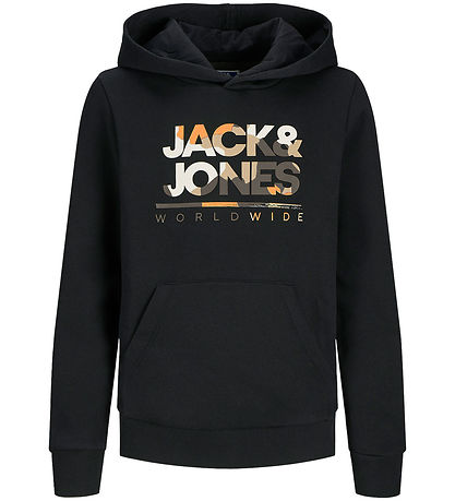 Jack & Jones Hættetrøje - JjLuke - Sort