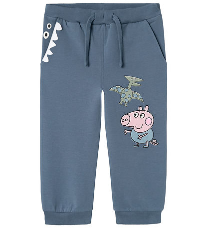 Name It Sweatpants - NmmApo Peppa Pig - Bering Sea