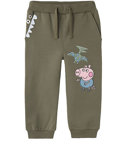 Name It Sweatpants - NmmApo Peppa Pig - Tea Leaf