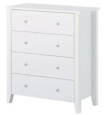Hoppekids Kommode m. 4 Skuffer - Christian - 94,5x84x40 cm - Hvi