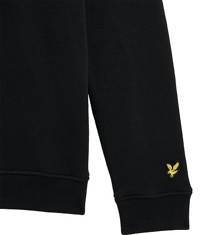 Lyle & Scott Hættetrøje - Graphic Eagle - Jet Black