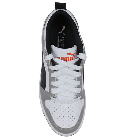 Puma Sko - Puma Rebound Layup Lo SL Jr - Hvid