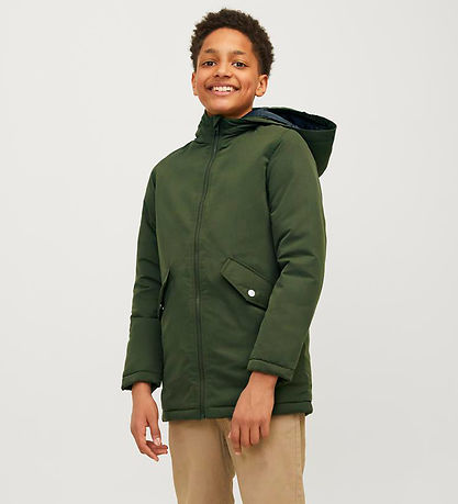 Jack & Jones Jakke - Noos - JjLoop Parka - Forest Night
