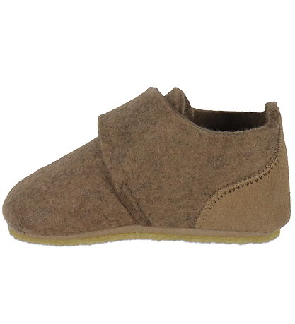 Wheat Hjemmesko - Uld - Marlin Felt - Light Brown