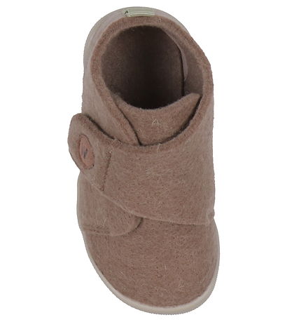 Wheat Hjemmesko - Uld - Fleecy - Dusty Rouge