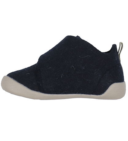 Wheat Hjemmesko - Uld - Fleecy - Navy