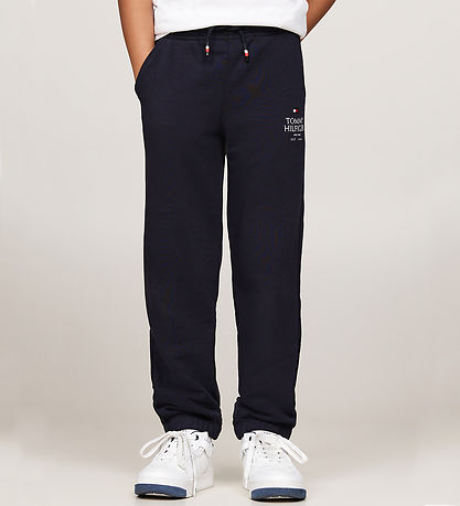 Tommy Hilfiger Sweatpants - TH Logo Puff - Desert Sky