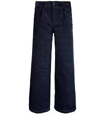 Tommy Hilfiger Fløjlsbukser - Wide - Desert Sky