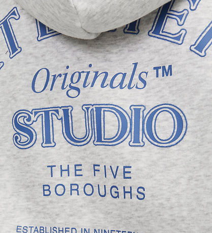 Jack & Jones Hættetrøje - JorBrooklyn - White Melange
