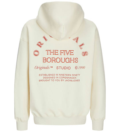 Jack & Jones Hættetrøje - JorBrooklyn - Buttercream