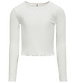 Kids Only Bluse - Rib - KogNella - Noos - Cloud Dancer