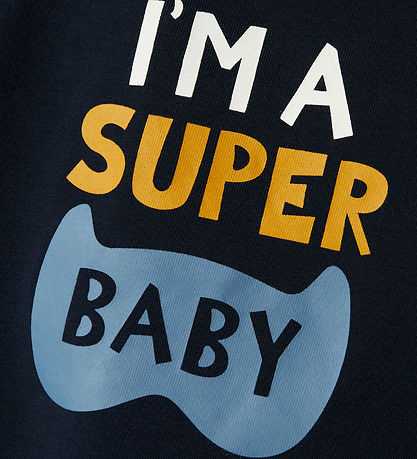 Name It Bluse - NbmVacion - Dark Sapphire/I`m A Super Baby