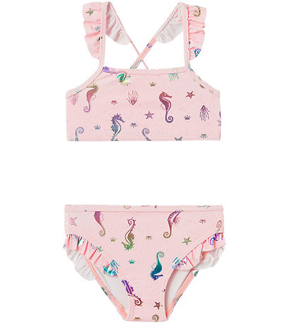 Name It Bikini - NmfZamar - Parfait Pink m. Søheste